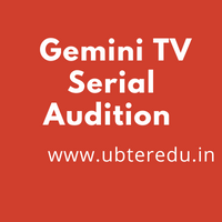 Gemini TV Serial Audition 2023 Registration Casting Dates Apply Now